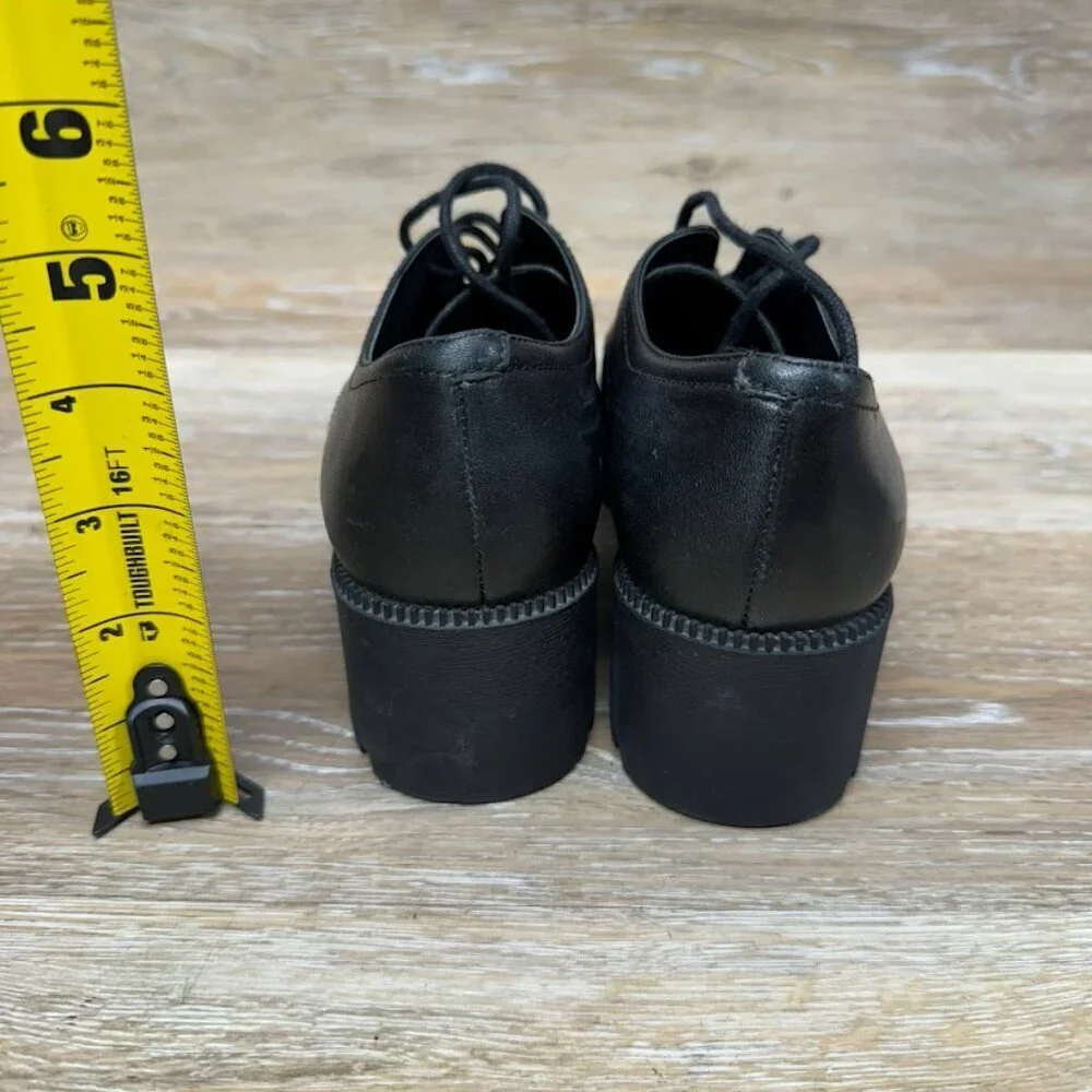 Hotwind Black Platform Oxford Shoes Women's See Pictures for Sizing